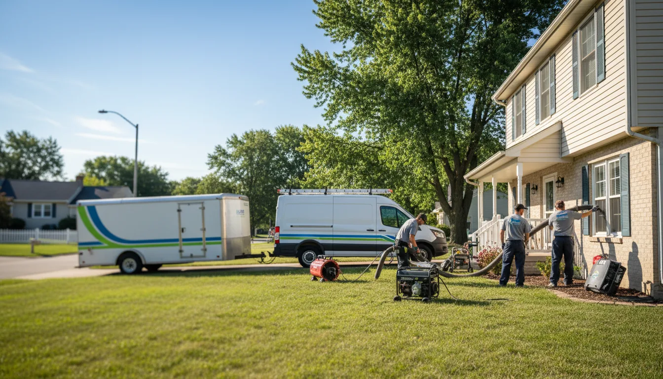 Flooded Basement Restoration And Cleanup With Repair in Killduff, IA near me